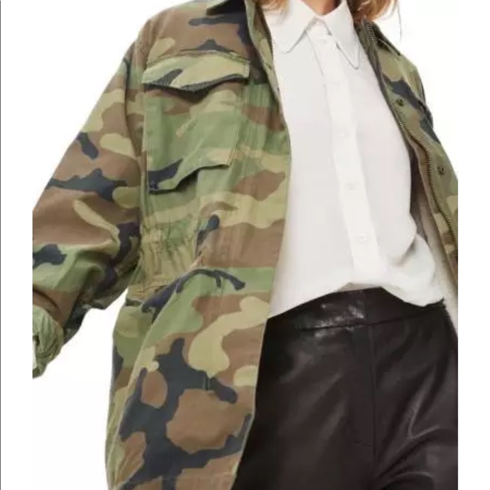 Bnwt topshop camo Jacket Sz 6